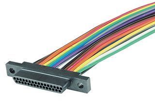 Conector micro-D - MDJxxP-W-xxLxxx-T-x - JC CHERRY INC. - de datos / aislado / de plástico