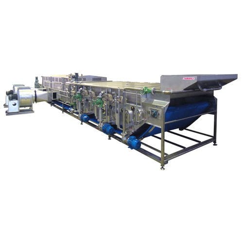 Escaldador de hortalizas - TBBC02 - TABANLI MAKINA SAN VE TIC LTD STI - para la industria alimentaria / de vapor / enfriador continuo de agua