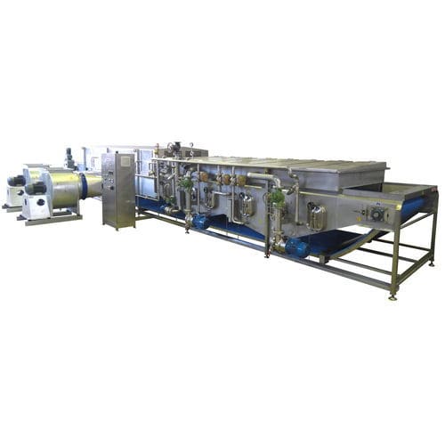 Escaldador de hortalizas - TBBC01 - TABANLI MAKINA SAN VE TIC LTD STI - para la industria alimentaria / de vapor / de banda