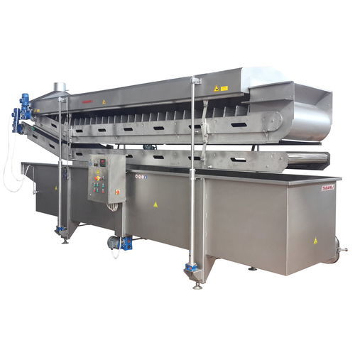 Escaldador para frutas y hortalizas - TIBB02 - TABANLI MAKINA SAN VE TIC LTD STI - para la industria alimentaria / de banda / de agua caliente