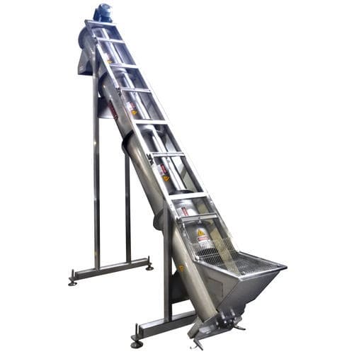 Transportador de tornillo - TSE40 - TABANLI MAKINA SAN VE TIC LTD STI - inclinado / para alimentador / para fruta