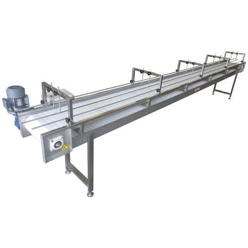 Transportador de cinta modular - TMBC - TABANLI MAKINA SAN VE TIC LTD STI - horizontal / recto / de inspección