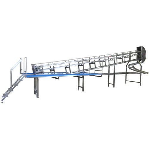 Volteador eléctrico - TCFD - TABANLI MAKINA SAN VE TIC LTD STI - de cajas / 180° / para la industria agroalimentaria