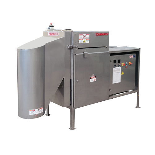 Cortadora de corte transversal - TTS1D - TABANLI MAKINA SAN VE TIC LTD STI - para frutas y hortalizas / automática / de cuchillas
