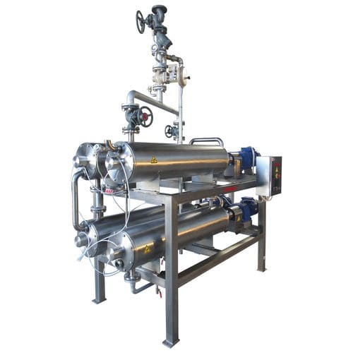 Pasteurizador de vapor - TSSP - TABANLI MAKINA SAN VE TIC LTD STI - rotativo