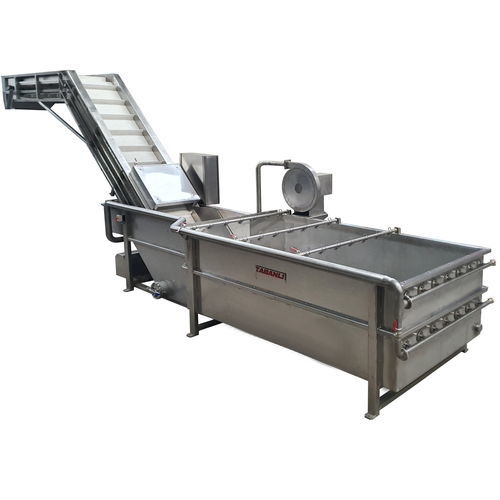 Lavadora de frutas - TMW01 - TABANLI MAKINA SAN VE TIC LTD STI - con ventilador / de enjuague / con transportador de cinta