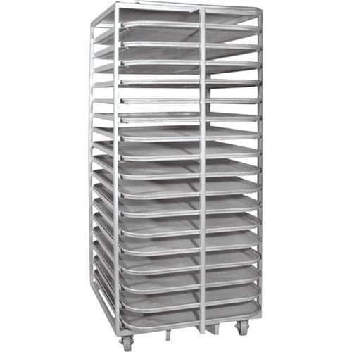 Carretilla de bandejas - VLT TT series - Valent Bakery Equipment - de transporte / de metal / con estantes