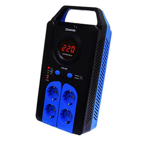 Estabilizador de tensión monofásico - SUNTEK PR 500 VA - Electrosheriff - trifásico / electrónico