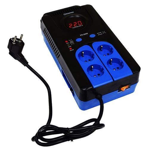 Estabilizador de tensión monofásico - SUNTEK PR 2000 VA - Electrosheriff - trifásico / electrónico