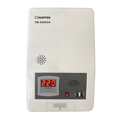 Estabilizador de tensión monofásico - SUNTEK TM-8500VA - Electrosheriff - automático