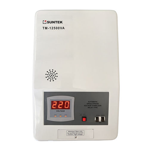 Estabilizador de tensión monofásico - SUNTEK TM-12500VA - Electrosheriff - automático