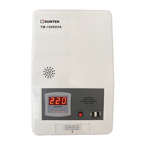 Estabilizador de tensión monofásico - SUNTEK TM-1 6000VA - Electrosheriff - automático