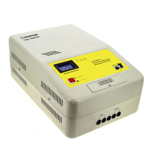 Estabilizador de tensión monofásico - SUNTEK 5000 VA EM - Electrosheriff - trifásico / automático