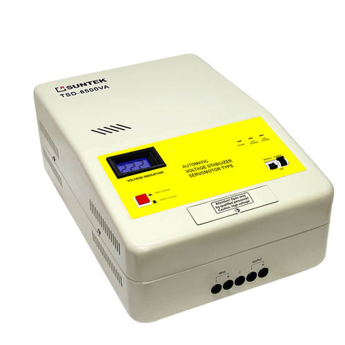 Estabilizador de tensión monofásico - SUNTEK 8500 VA EM - Electrosheriff - trifásico / automático