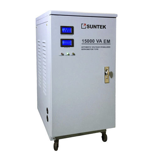 Estabilizador de tensión monofásico -  SUNTEK 15000 VA EM - Electrosheriff - trifásico / automático