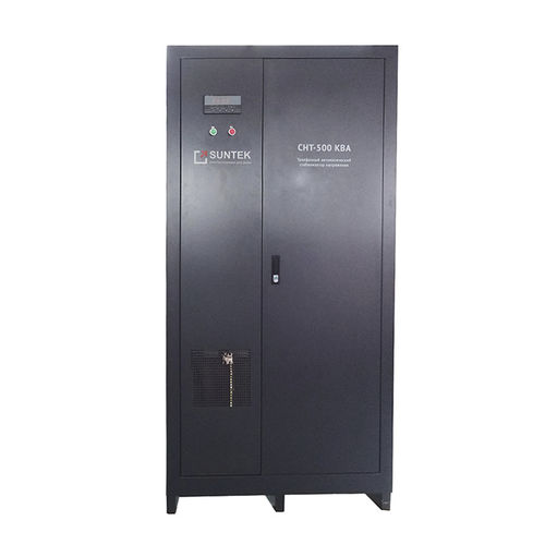 Estabilizador de tensión trifásico - SUNTEK 500 KVA - Electrosheriff - automático