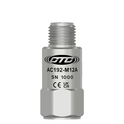 Acelerómetro compacto - AC192-M12A - CTC - hermético