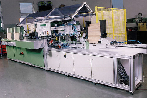 Prensa de producción - TRP series - Gebr. Schröder GmbH - para madera / automática / en caliente