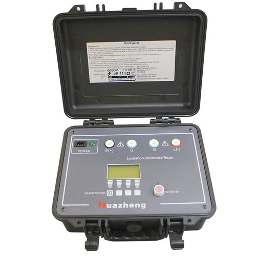 Medidor de resistencia de aislamiento portátil - HZJY-15K 15kV - Huazheng Electric