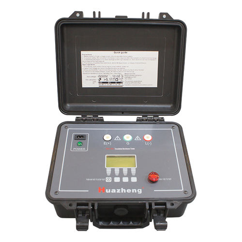 Medidor de resistencia de aislamiento portátil - HZJY-5K-I 5kV - Huazheng Electric