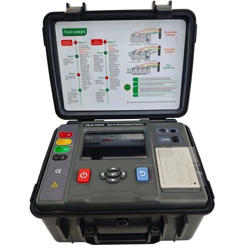 Comprobador de resistencia de tierra - HZJD-3002E - Huazheng Electric - de corriente de fuga / de instalación eléctrica / para dispositivos eléctricos