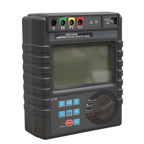 Comprobador de resistencia de tierra - HZRC3000B - Huazheng Electric - de resistividad del terreno / para aparatos eléctricos / de instalación eléctrica