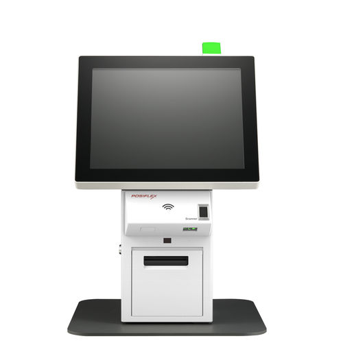 Terminal de kiosco - Mercury EK-1500 series - Posiflex Technology - con pantalla multitáctil / con tecnología capacitiva proyectada / en mostrador