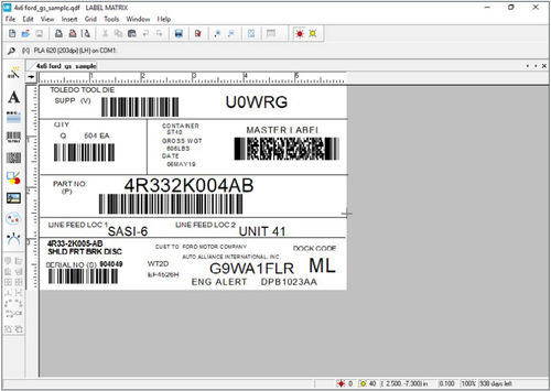 Software de interfaz - LABEL MATRIX - TEKLYNX - de desarollo / configuración / de diseño