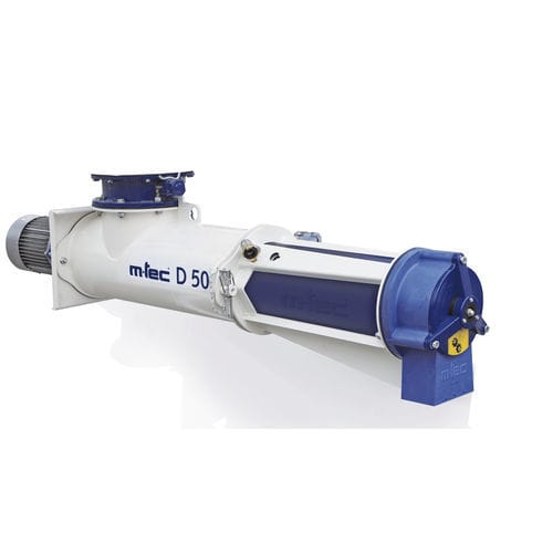 Mezcladora de tornillo cónico - D50 - M-TEC Mathis Technik - continua / de granulado / para obra de construcción