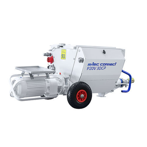 Bomba centrífuga - CONNECT® P20 3DCP - M-TEC Mathis Technik - para cemento / eléctrica / de cebado manual