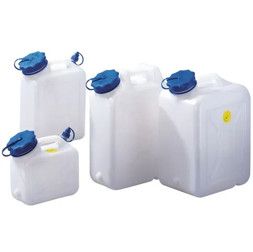 Jerricán de PEAD - 0017217423 - hünersdorff GmbH - rectangular / con boquilla vertedora / para productos químicos
