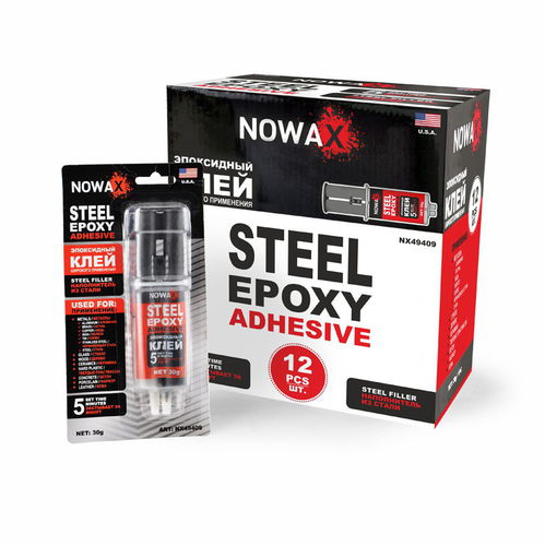 Cola epoxi - NX49409 - Nowax - para aluminio / para plástico / para cerámica