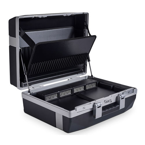 Maleta para herramienta - ToolCase Premium XL-68/2F - raaco Germany Handels GmbH - de transporte / de ABS / de aluminio