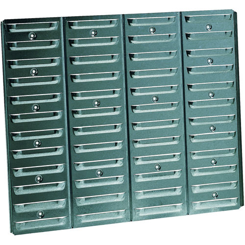 Panel perforado con cubetas con abertura frontal - raaco Germany Handels GmbH