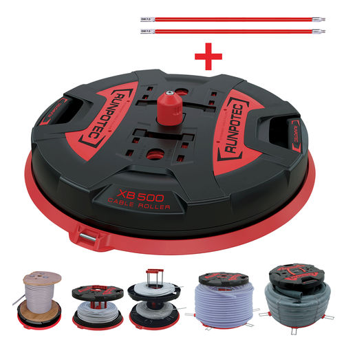 Desbobinador para carretes - XB 500 T - Runpotec GmbH - de cables / manual / compacto