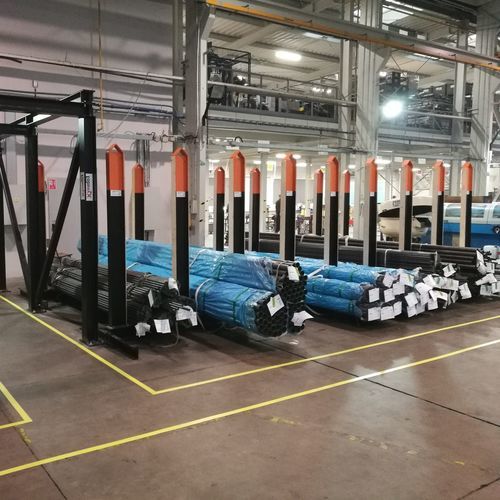 sistema de estanterías para depósito de almacenamiento