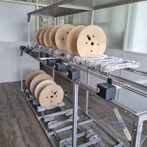 Estantería de aluminio - WI-RM1 - WireOne Industry - de almacenamiento / móvil / para carrete