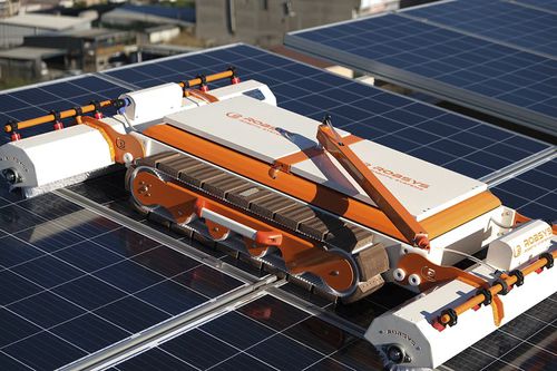 Robot de limpieza para panel solar - RTM PRO - Robsys Europe GmbH - para limpieza en seco / para limpieza en húmedo