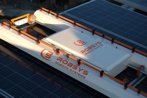 Robot de limpieza para panel solar - YTM GREEN - Robsys Europe GmbH - para limpieza en seco / para limpieza en húmedo