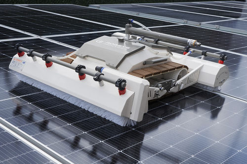 Robot de limpieza para panel solar - RTM MINI  - Robsys Europe GmbH - para limpieza en seco / para limpieza en húmedo