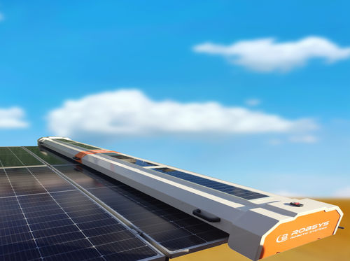 Robot de limpieza para panel solar - YTM SMART - Robsys Europe GmbH - para limpieza en seco / para limpieza en húmedo