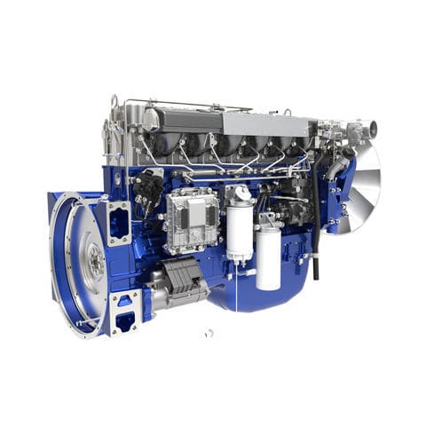Motor diésel - WP10 series - Weichai Power Co., Ltd. - de 6 cilindros / turbo-intercooler / de riel común