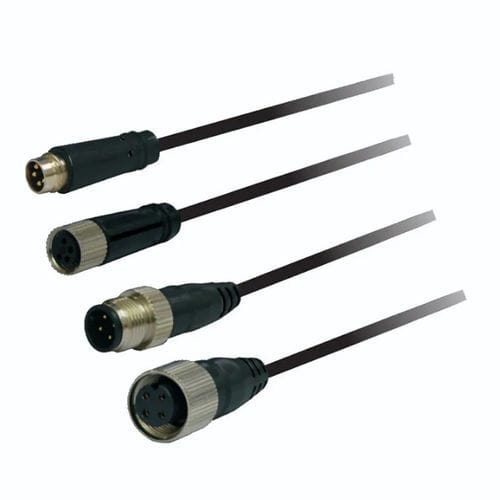 Conector de alimentación eléctrica - XM8A-20 - Guangzhou HeYi Electronic Technology Co., Ltd - M12 / M8 / 24 VCC