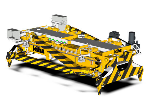 Spreader para contenedores - Künz GmbH - para puente grúa / eléctrico / hidráulico