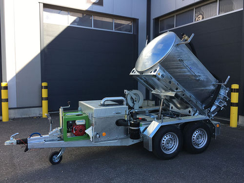 Grupo de aspiración para líquido - M-VAC 1800 - Altro-Tec GbR - para la industria agroalimentaria / industrial / multifunción
