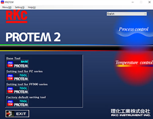 Software de supervisión - PROTEM2 - RKC INSTRUMENT INC - de medición / de mando / configuración