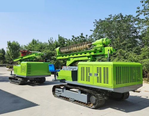 Hincapostes hidráulico - Zhengzhou Yugong Construction Machinery Co., Ltd. - para aplicaciones fotovoltaicas / para viga en H