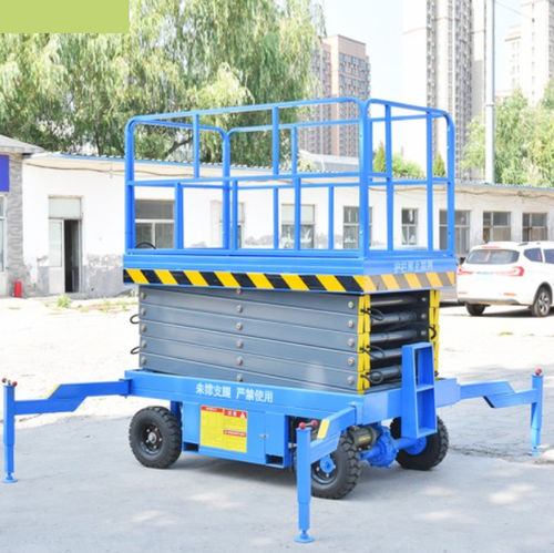 Plataforma elevadora de tijera móvil - YG series - Zhengzhou Yugong Construction Machinery Co., Ltd. - con ruedas / autopropulsada / eléctrica