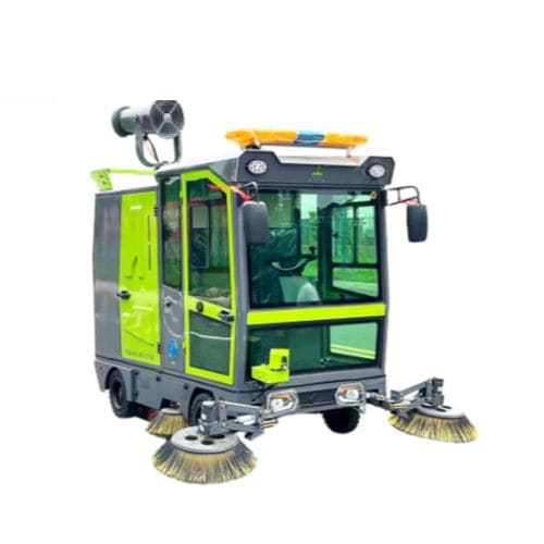 Barredora aspiradora con operador a bordo - YG-25 - Zhengzhou Yugong Construction Machinery Co., Ltd. - eléctrica / con batería / de calle