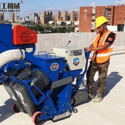 Granalladora monodisco - YG series - Zhengzhou Yugong Construction Machinery Co., Ltd. - de 2 turbinas / para suelos / para metal